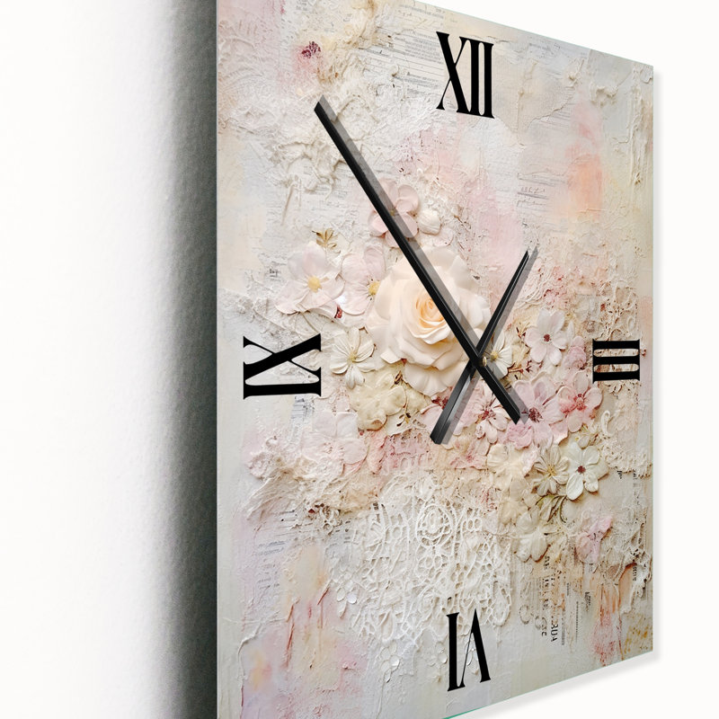 Horloge murale Eto - Rose, Grand