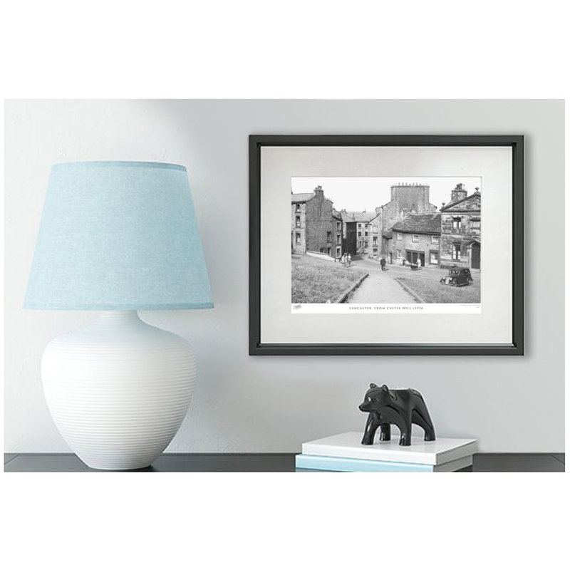 Lancaster, From Castle Hill C1950 - Single Picture Frame Print, 40cm H x 50cm W x 2.3cm D