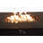 43" Smoked Glass Metal Rectangle Fire Pit