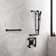 Seville Slide Bar Slip Resistant ADA Compliant 500 lb Weight Capacity Slide Bar with Multi-function Handshower Right