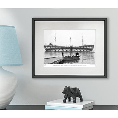 Greenhithe, HMS Worcester Naval Training Ship C1955 - Single Picture Frame Print