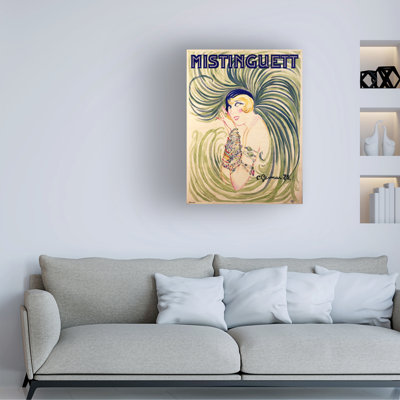 Charles Gesmar Mistinguett, 1925 Canvas Art