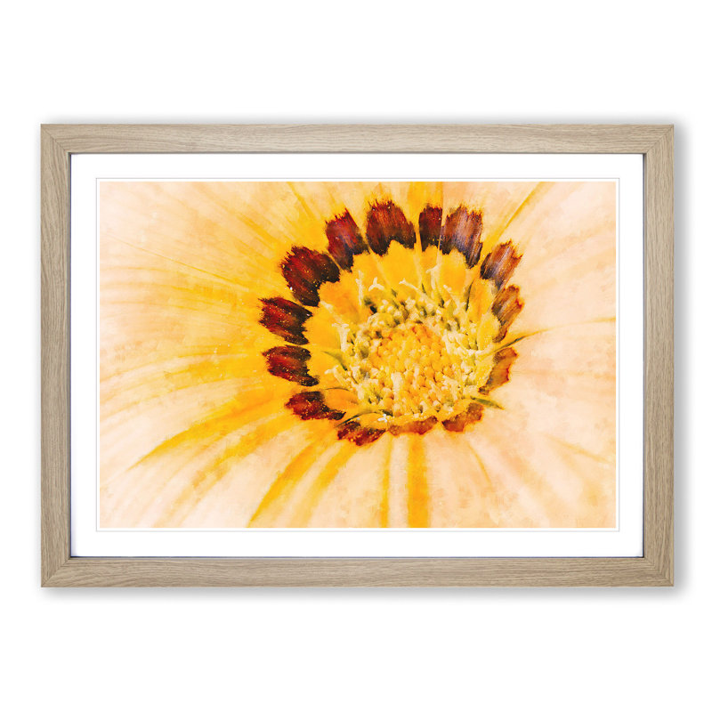 The Beauty of the Flower - Wall Art, Oak Single Picture Frame Wood, 24cm H x 33cm W x 2cm D