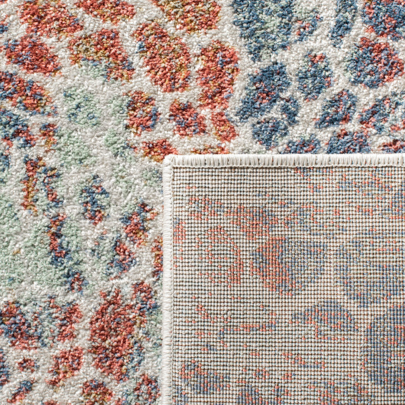 Adalgisa Performance Abstract Rug, Square 6'7"