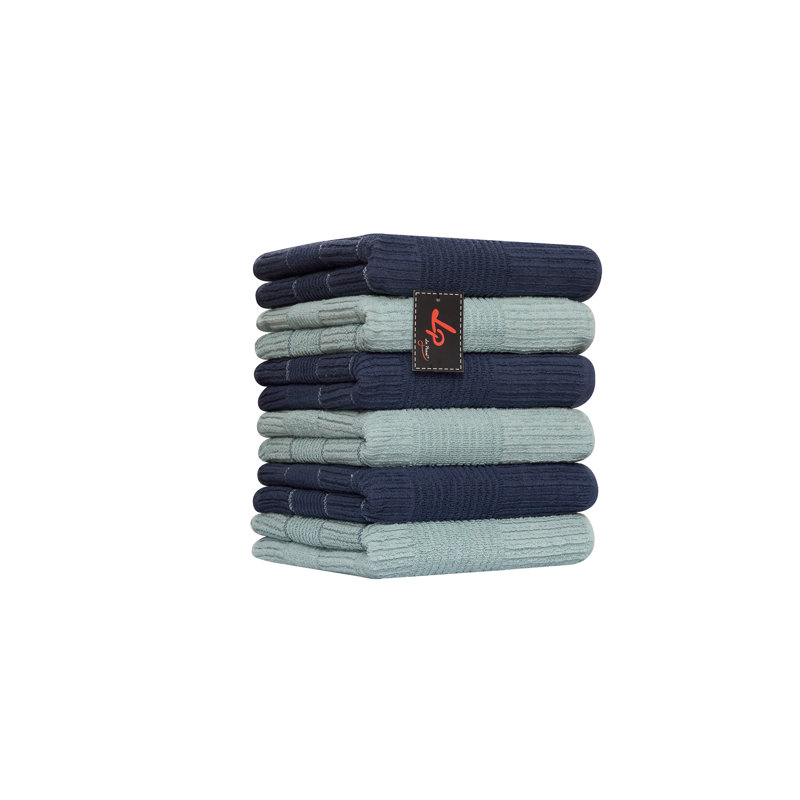 Cotton Stripe Jacquard Tea Towel Kitchen Towel