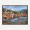 Italian Coastal Village - Artist Enhanced Canvas Print