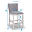 Tabouret de comptoir 25 po Delrosario-651637481