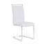 Ensemble de salle à manger 3 pièces avec chaises en porte-à-faux en similicuir-130462801-130462808-130462806