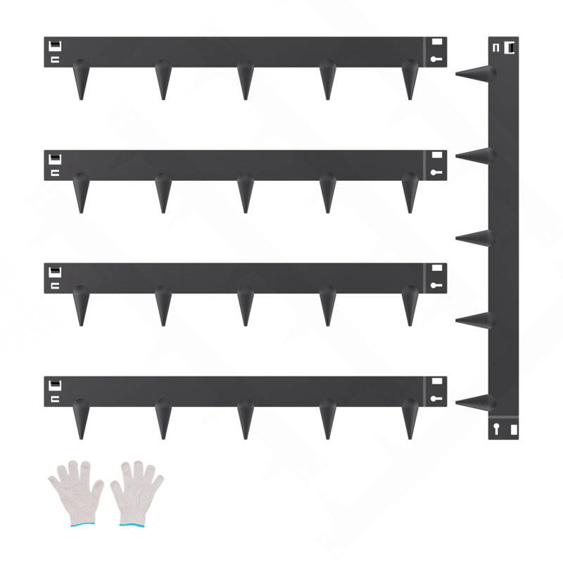 Bordure de jardin en acier 5 paquets 39 x 3 po bordure de jardin résistante à la rouille