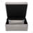 Alaisia 45.5" Modern & Contemporary Storage Bench with Velvet Fabric Upholstery, Adjustable Top, Pull-Out Ottoman-1556842667