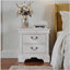 Table de chevet classique en bois blanc-1868698895