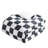 Twin/twin Xl Microfiber Comforter Featuring Filling, - Labeled, Black And White Checkered Print, 1 Comforter, Sham, 2 Throw Pillows In With , Pattern, Machine Washable,