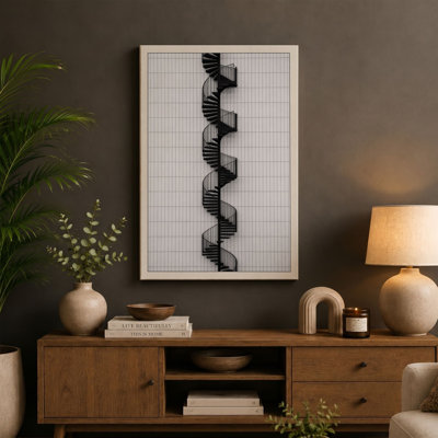 Six Spinning Gears Industrial - Wrapped Canvas