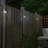 Luciole Integrated LED Solar Deck Lights Dusk to Dawn Waterproof for Garden, Wall, Steps 4000K-51242971