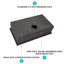 Évier de cuisine noir en acier inoxydable - cuve de cuisine encastrée 30 "x 18" x 9 "en acier inoxydable de calibre 16 avec profondeur de 9 pouces