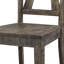 Butler Solid Wood Slat Back Side Chair in Light Smokey Ash