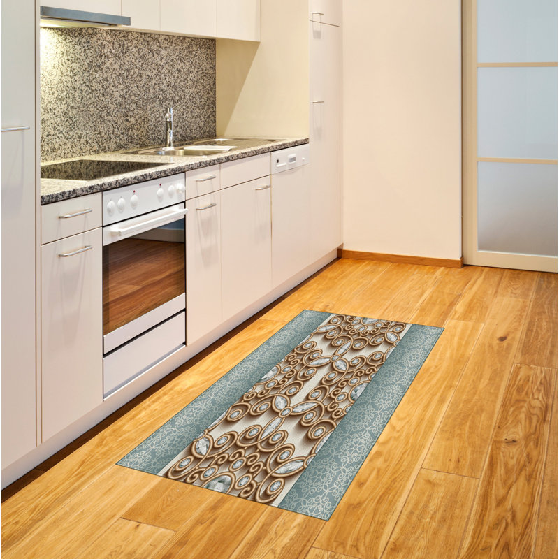Boho High Density Long Fiber Poly Threads Decorative Area Rug Carpet, Rectangle 2'7" x 5'