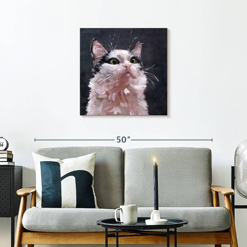 Kitty, 24" H x 24" W