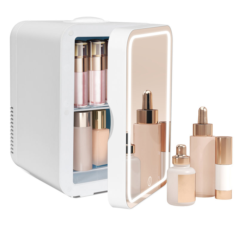 PULUOMIS Mini Fridge 8L Countertop Mini Fridge with Freezer