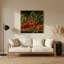 «Fruit Mayhaw», art mural en métal brun-1959127491
