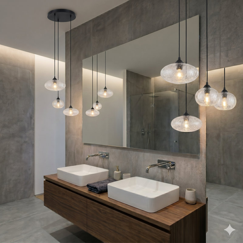 Alvie 3 - Light Cluster Pendant, Matte Black