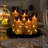 Unscented Flameless Pillar Candle with Acrylic Holder