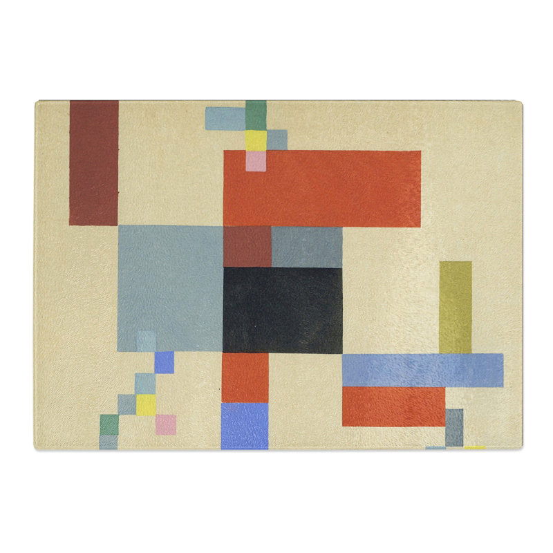 Composition Vol.1 by Sophie Taeuber-Arp Chopping Board, 0.4cm H x 28.5cm W x 39cm L