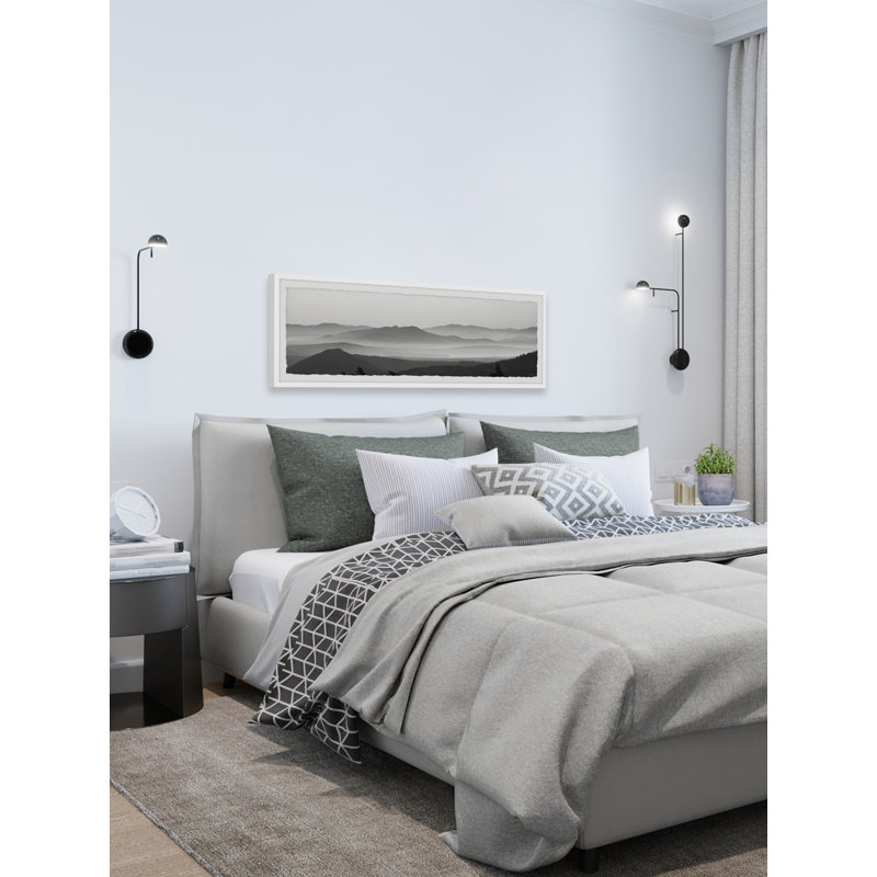Distant Hills - Single Picture Frame Print, 38cm H x 114cm W
