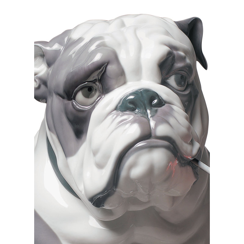 Bulldog with Lollipop Figurine