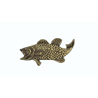 Poignée fantaisie poisson 2 3/8 po