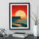 Deco Ocean Sunset No.2 - Single Picture Frame Art Prints