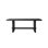 Steady solid wood dining table