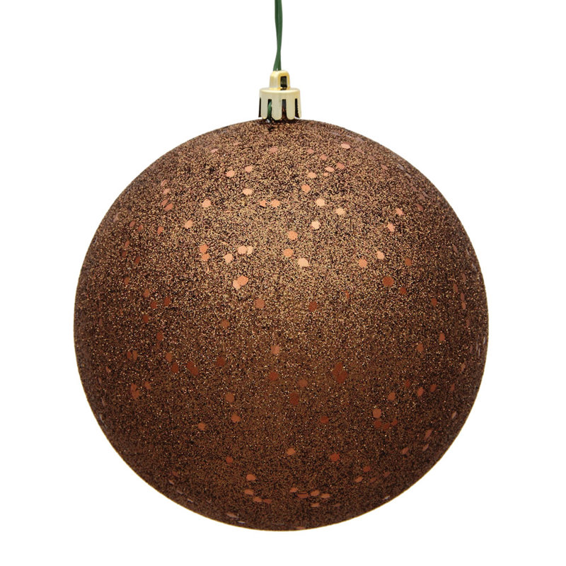Décoration de boule décorative des Fêtes, Moka, H 6 po x l 6 po x P 6 po