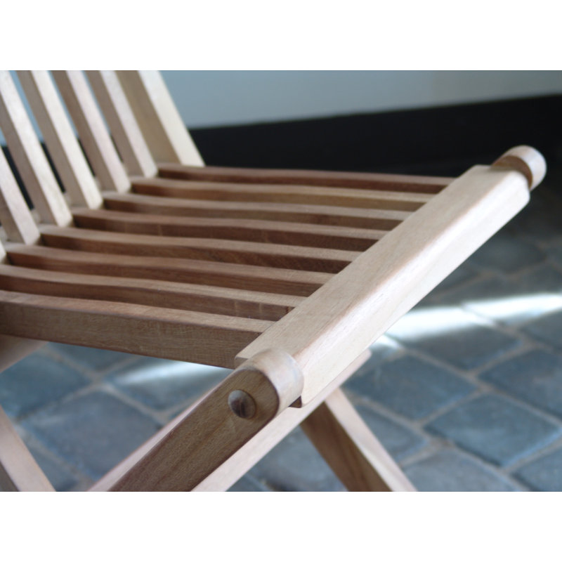 Chaise de patio pliante Hugley