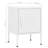vidaXL Nightstand Steel, 13.8 x 13.8 x 20.1 -1140394218-1114341442