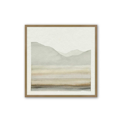 Whispering Ridge Silhouette I Canvas Print