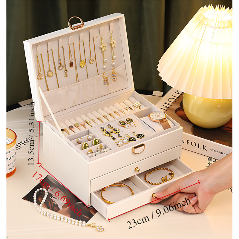 Boîte à bijoux +, Blanc