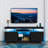 Modern 47.2/55.1 in Media Console with Outlet and RGB LED Light, TV Stand for TVs up to 65/55 inch-1161325089-1160467350