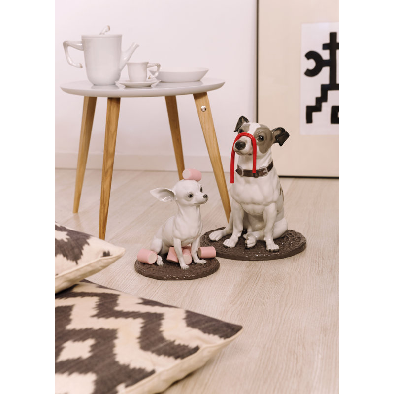 Jack Russell with Licorice Figurine