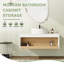 Meuble-lavabo simple 36 po avec vasque en céramique-130006696
