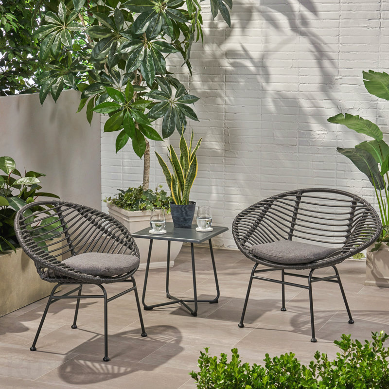 Chaise de patio San Antonio, Gris