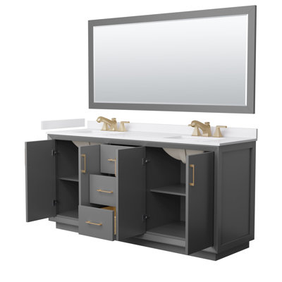 Strada 72'' W Double Vanity