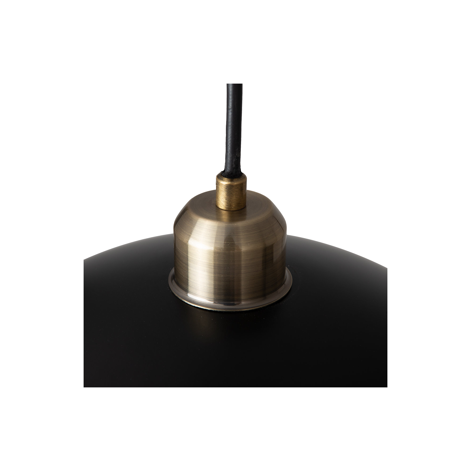 Luna Bella Pendant Light Large - Matte Black, Weathered Brass, Large