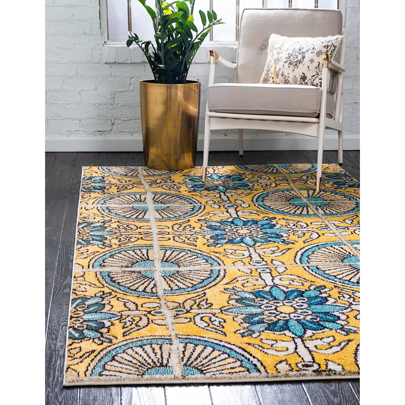 Estelle Abstract Indoor Rug, Rectangle 5' x 8'