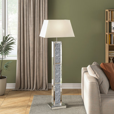 Lampe sur pied haute en diamant Crassé