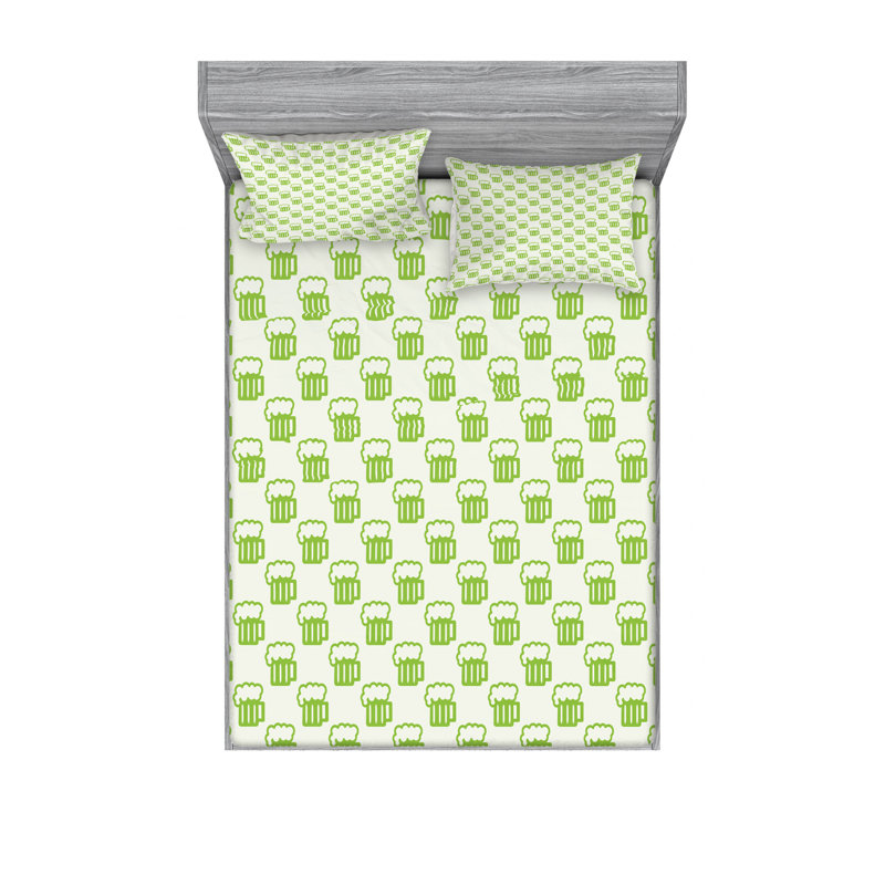 Microfiber Sheet Set, Queen Sheet Set with Fitted Sheet