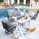 Tapasi 5-7 - Person Patio Conversation Set with Swivel Lounge Chairs & Sofa