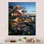 Futuristic Architecture IV - City Architecture, reproduction d'art en métal-2116014242
