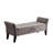 Velvet Upholstered Bench with Flip Top-1557076944