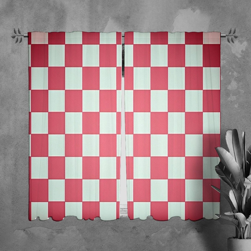 Paire de rideaux obscurcissant en polyester Mukhtiar, L 40 po x L 61 po